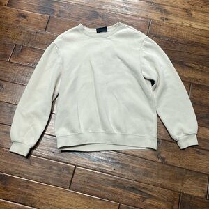 Men’s cream crew neck